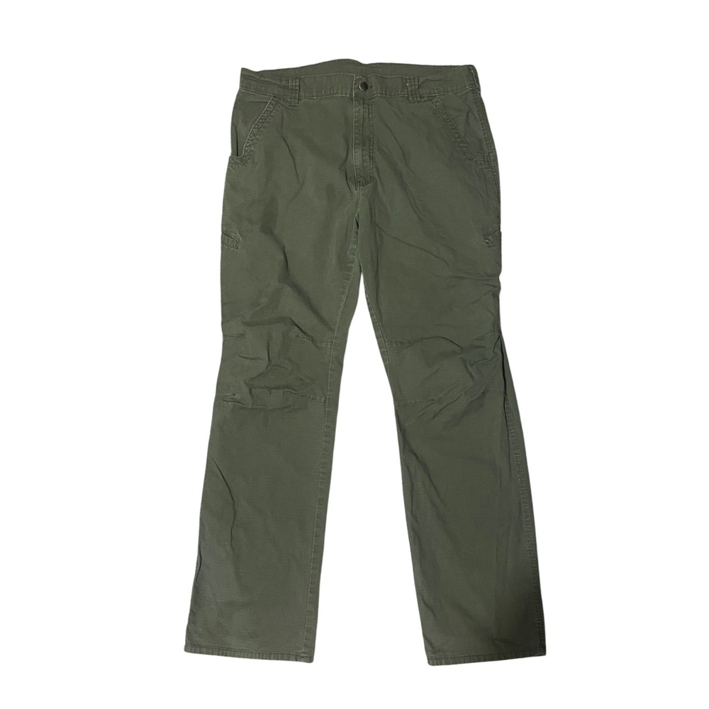Dickies Relaxed Fit Carpenter Pants Olive‎ Green Utility Workwear 36x32